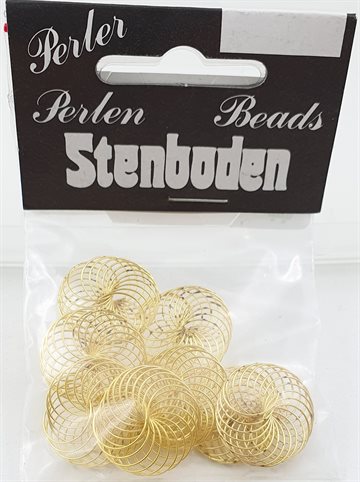 Beads - Perler - Metalperle 8 stk.