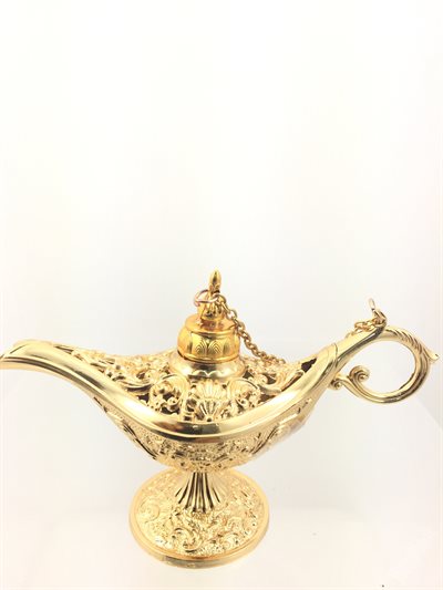 Magic lamp Aladdin Gold Colour (Eliksirshop Logo)
