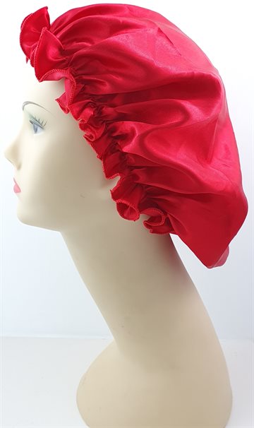 Sleeping Cap Satin Red.