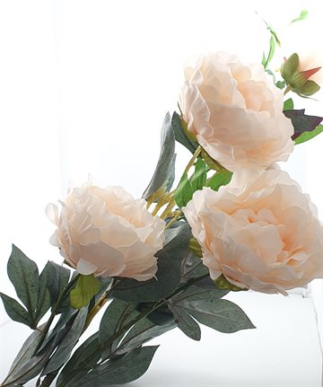 Flot Hvid kunstig Blomster lang stilk til stor vase. 1 stk.