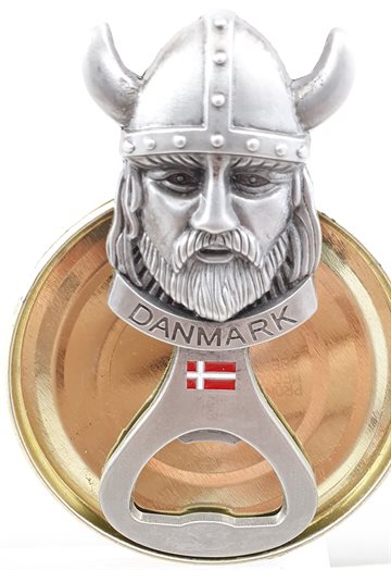 Souvenir - Danmark. Dekoration med Magnetisk. (UDSOLGT)