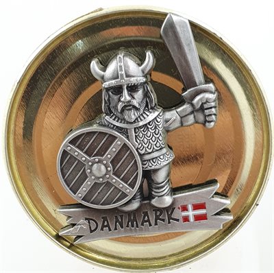 Souvenir - Danmark. Dekoration med Magnetisk.