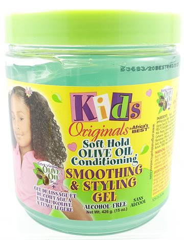 African Best Soft Hold Olive Oil CONDITIONING Smoothing & Styling Gel 426 gr.