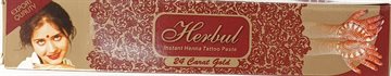 Henna Paste (Cone) in tube Brown for shapes on hand and body 1 pcs.