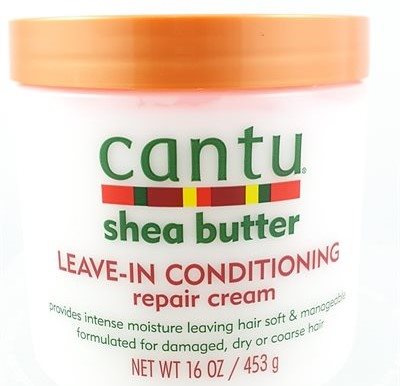 Cantu Natural Hair. Leave in Conditioning Repair Cream Shea Butter 453 G.