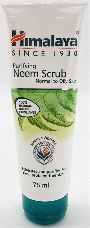 Himalaya Herbal Neem & Apricot Scrub for Oily Skin 75 ml.