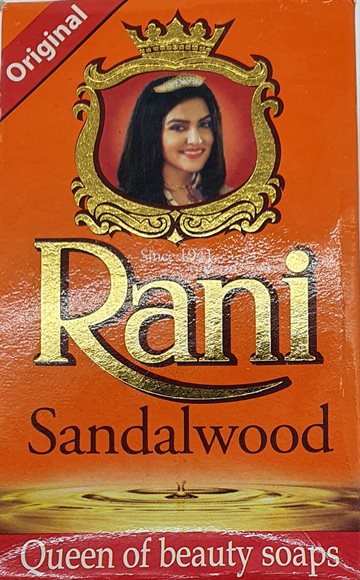 Dato vare - Rani Sandalwood Soap with Pure sandalwood Soap - sæbe 75 gr