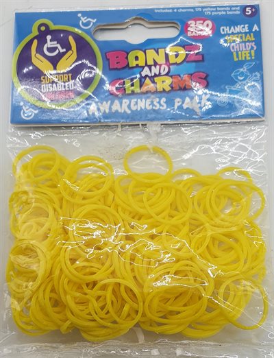 Rubber bands.350 pcs. Gul