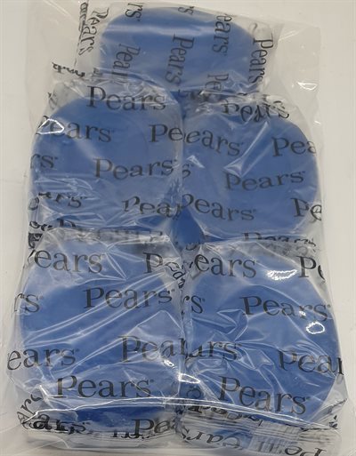 Pears\' Soap 5 i en pak. Blå farve 100 g.
