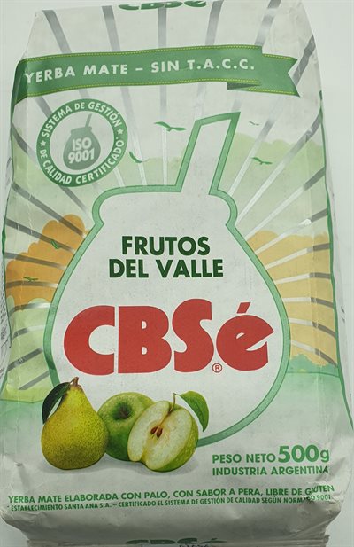 Cbse Yerba Mate Frutos Del valle 500 gr – 100% Naturel Te