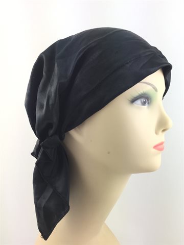 Durag Long Tail Cap -Black