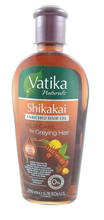 Vatika shikakai oil - Mild care for Greying hair 200 ml