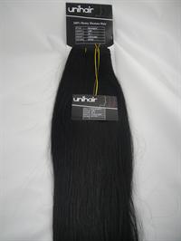 Silky stright weft 18" (45cm length 100cm width) 113gr. colour 1 Jet Black