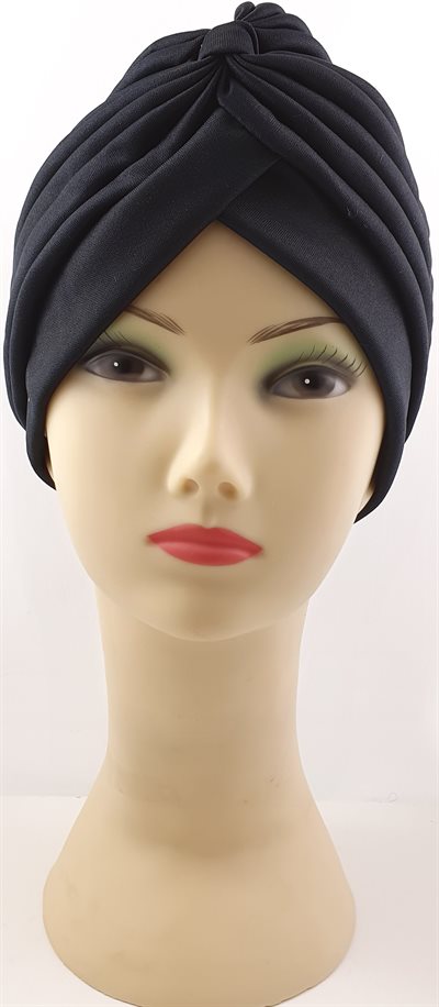 Indian Turban Hat, Hats, Caps, For Ladies. Black.