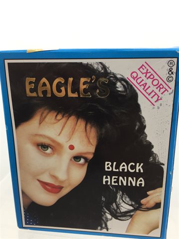 Eagle henna sort, indholder 6 X 10 gr poser. Indisk.