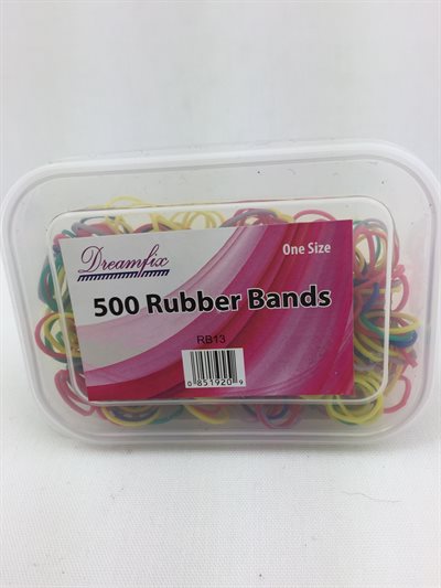 Rubber bands 500 stk blandet farve (assorted sizez) i en pak