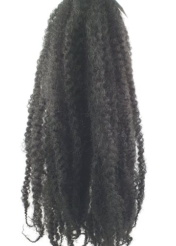 Afro Twist Kinky Braid hair 55 cm (22")110 g. Colour 1  Black.