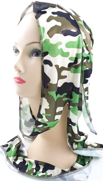 Durag Silky Satin Extra Long Tail Cap