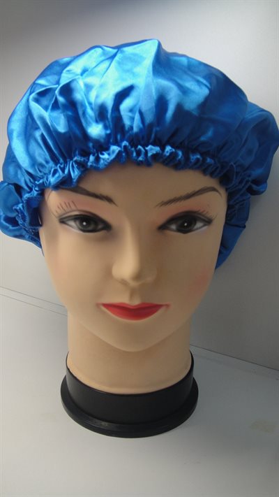 Sleeping Cap Royal Blue satin.